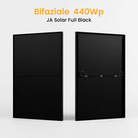 JA Solar 440Wp Full Black Paneel Bifaziale N-Doppelglas-Monomodul Solarmodul discount
