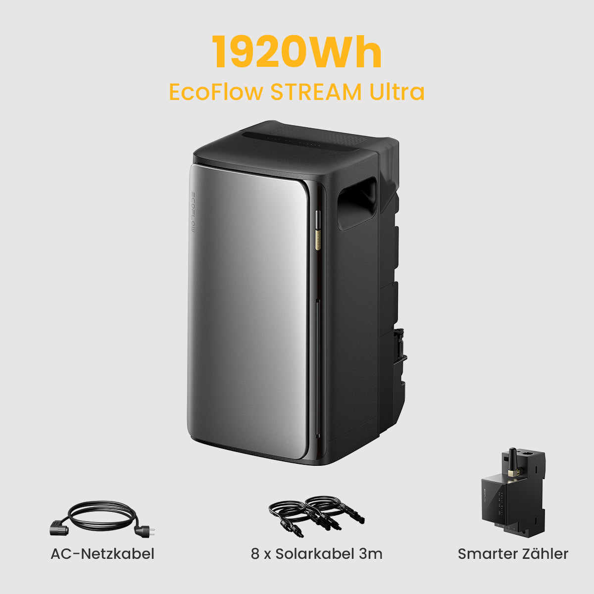 EcoFlow Stream Ultra All-in-One Speicher für Balkonkraftwerke