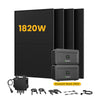 4096Wh batterijopslag + 4 x 450W bifaciale zonnepanelen + 800W omvormer / Powerness Express (Levertijd: 5–14 werkdagen)