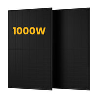 Sunpro 500Wp Full Black bifaciale zonnepanelen voor Plug & Play zonnepanelen, glas-glas, by Powerness