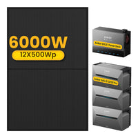 3 systèmes Anker Solarbank 3 E2700 Pro avec station d'accueil Power Dock Multisystem, comprenant 12 panneaux solaires bifaciaux JA Solar de 500 W, par Powerness 