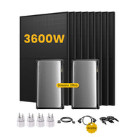 EcoFlow STREAM Ultra &amp; Pro, système de stockage tout-en-un pour centrales solaires de balcon, avec 6 modules solaires bifaciaux JA Solar de 500 W, par Powerness