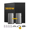 8 x 450Wp Bifaziale Full Black / 4 x Prises intelligentes / Expédition standard