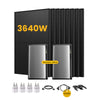 8 x 450<tc>Wp</tc> Bifacial Full Black / 4 x prises intelligentes / Livraison standard