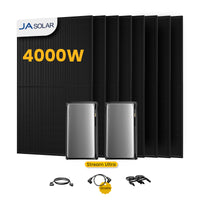 EcoFlow STREAM Ultra & Pro, All-in-One Opslag voor Balkon-Zonnepanelen, met 6 x 500 JA Solar Bifaciale Zonnepanelen, by Powerness