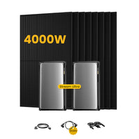 EcoFlow STREAM Ultra &amp; Pro, système de stockage tout-en-un pour centrales solaires de balcon, avec 6 modules solaires bifaciaux JA Solar de 500 W, par Powerness