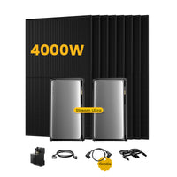 EcoFlow STREAM Ultra &amp; Pro, système de stockage tout-en-un pour centrales solaires de balcon, avec 6 modules solaires bifaciaux JA Solar de 500 W, par Powerness