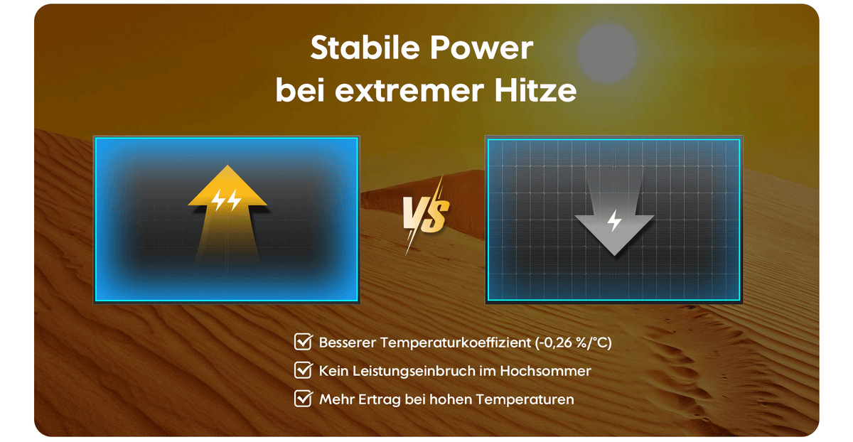 Hitzebeständige Leistung: Volle Power auch an heißen Sommertagen