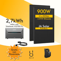 Anker SOLIX Solarbank 3 E2700 Pro, 2-4 Solarmodule, mit MC4 Kabel