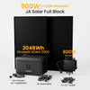 2048Wh Batterie Speicher + 2 x 450W Bifaziale Solarmodule + 800W Wechselrichter / Selbstabholung