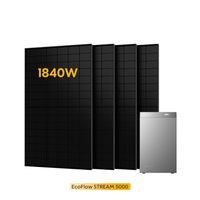 EcoFlow Stream 5000, All-in-One Speicher für Balkonkraftwerke, mit 4 Bifaziale Solarmodule, by Powerness