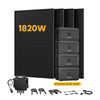8192Wh batterijopslag + 4 x 450W bifaciale zonnepanelen + 800W omvormer / Zelf ophalen