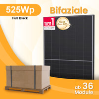 LONGi 525Wp BC Bifaziales Glas-Glas Solarmodul – Palette mit 36 Modulen, by Powerness