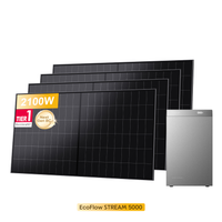 EcoFlow Stream 5000, All-in-One Opslagsysteem voor Balkonkrachtwerken, met 4 bifaciale zonnepanelen, by Powerness