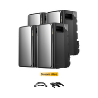 EcoFlow Stream Ultra, système de stockage tout-en-un pour centrales solaires de balcon, avec 4 modules solaires bifaciaux JA Solar de 500 W, par Powerness 