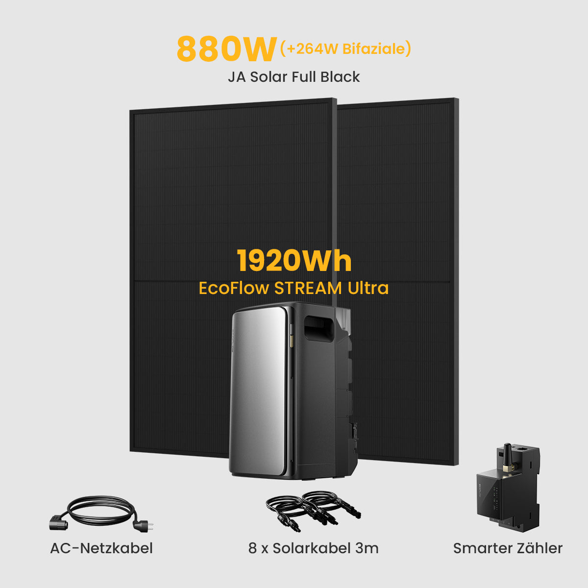EcoFlow Stream Ultra All-in-One Speicher für Balkonkraftwerke