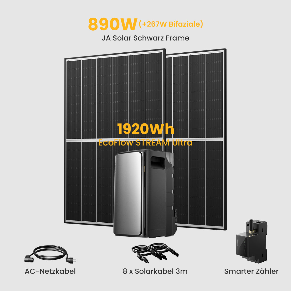 EcoFlow Stream Ultra All-in-One Speicher für Balkonkraftwerke