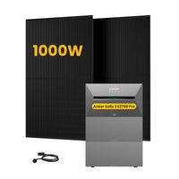 Anker SOLIX Solarbank 3 E2700 Pro, met 2 x 500W Bifaciale Zonnepanelen, by Powerness