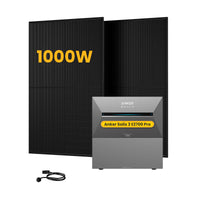 Anker SOLIX Solarbank 3 E2700 Pro, met 2 x 500W Bifaciale Zonnepanelen, by Powerness