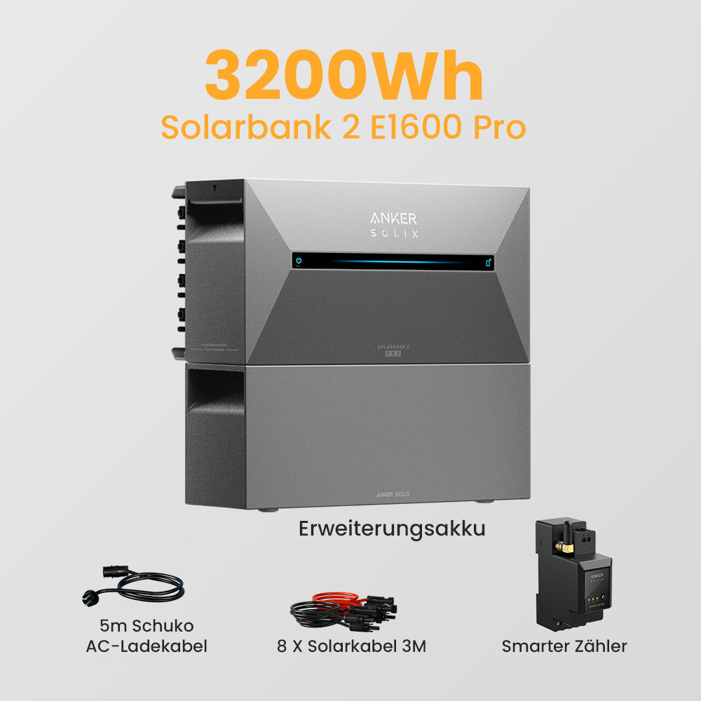 Anker SOLIX Presa Intelligente Wi-Fi E Bluetooth Per Solarbank Serie 2 - Monitoraggio Carico 2500W - Timer E Controllo Da App - Materiale Ignifugo - 2 Anni Garanzia