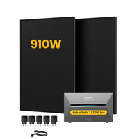 Anker SOLIX Solarbank 3 E2700 Pro, met 2 x 450 Bifaciale Zonnepanelen, by Powerness