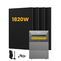 Anker SOLIX solarbank 3 E2700 Pro, met 4 x 450 Bifaciale Zonnepanelen. by Powerness
