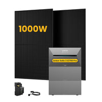 Anker SOLIX Solarbank 3 E2700 Pro, met 2 x 500W Bifaciale Zonnepanelen, by Powerness