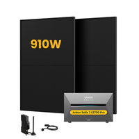 Anker SOLIX Solarbank 3 E2700 Pro, met 2 x 450 Bifaciale Zonnepanelen, by Powerness