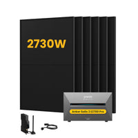 Anker SOLIX Solarbank 3 E2700 Pro Solaranlage, mit 6 x 455W Bifazialen Solarmodulen, by Powerness