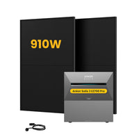 Anker SOLIX Solarbank 3 E2700 Pro, met 2 x 450 Bifaciale Zonnepanelen, by Powerness