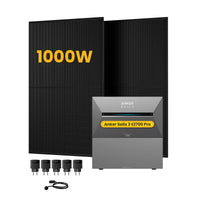 Anker SOLIX Solarbank 3 E2700 Pro, met 2 x 500W Bifaciale Zonnepanelen, by Powerness