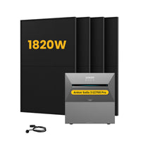 Anker SOLIX solarbank 3 E2700 Pro, met 4 x 450 Bifaciale Zonnepanelen. by Powerness
