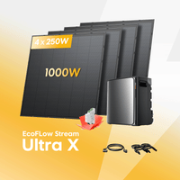 EcoFlow Stream Ultra X, mit 4 x 250W, by Powerness
