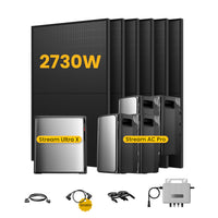 <tc>EcoFlow Stream</tc> <tc>Ultra X</tc>Système solaire avec stockage, composé de 6 panneaux bifaciaux de 450 W <tc>Panneaux solaires</tc>n, par <tc>Powerness</tc>