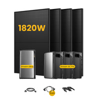<tc>EcoFlow Stream</tc> <tc>Ultra</tc>, Tout-en-un <tc>Batterie de stockage tout-en-un pour station solaire</tc>, avec 4 x 450 bifacial <tc>Panneaux solaires</tc>, par <tc>Powerness</tc>