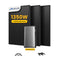 mit 3 x 450W Bifaziale Solarmodule