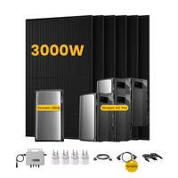 EcoFlow Stream Ultra, système de stockage tout-en-un pour centrales solaires de balcon, avec 6 modules solaires bifaciaux JA Solar de 500 W, par Powerness 