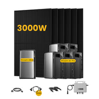EcoFlow Stream Ultra, système de stockage tout-en-un pour centrales solaires de balcon, avec 6 modules solaires bifaciaux JA Solar de 500 W, par Powerness 