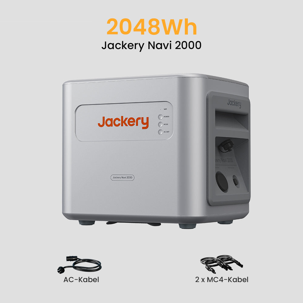 Jackery Navi 2000 Erweiterungsakku, 2048-6144Wh