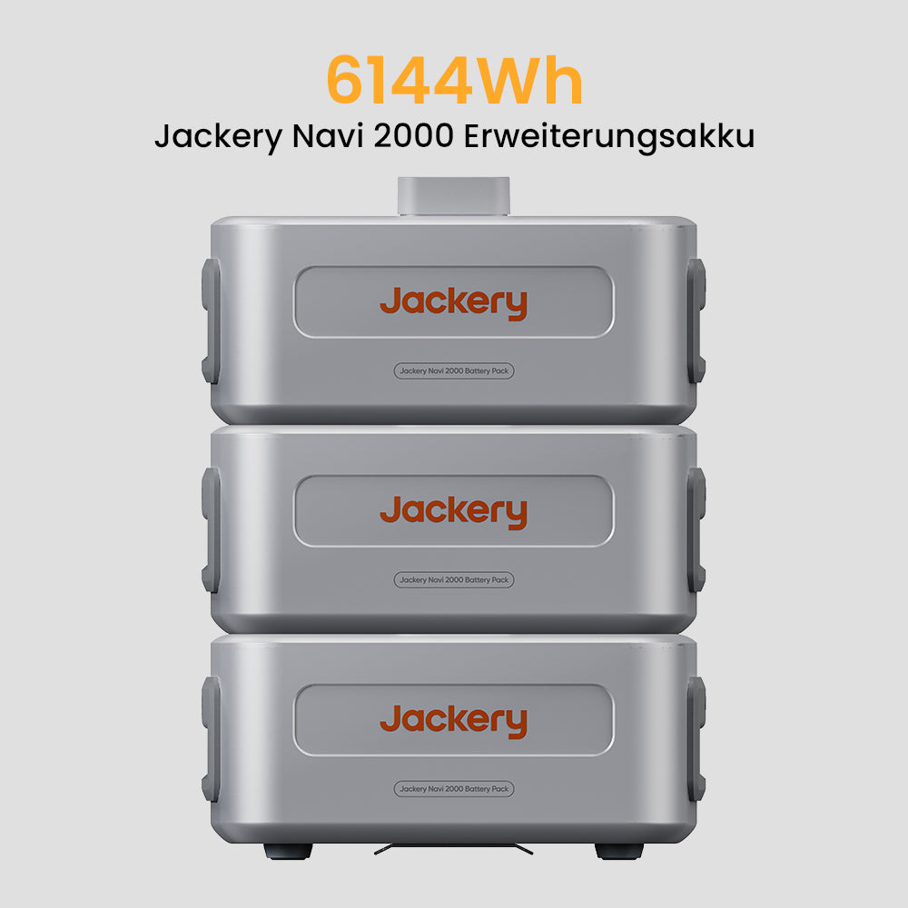Jackery Navi 2000 Erweiterungsakku, 2048-6144Wh