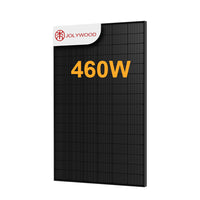 Jolywood 460W Bifazial Full Black Solarmodul für Balkonkraftwerke Photovoltaik Glas-Glas n-Type TOPCon, by Powerness