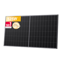 LONGi Hi-MO X10 525Wp BC Bifaziale Solarmodule für Balkonkraftwerke Photovoltaik Glas-Glas, by Powerness
