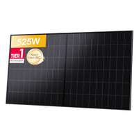 LONGi Hi-MO X10 525Wp BC Bifaziale Solarmodule für Balkonkraftwerke Photovoltaik Glas-Glas, by Powerness