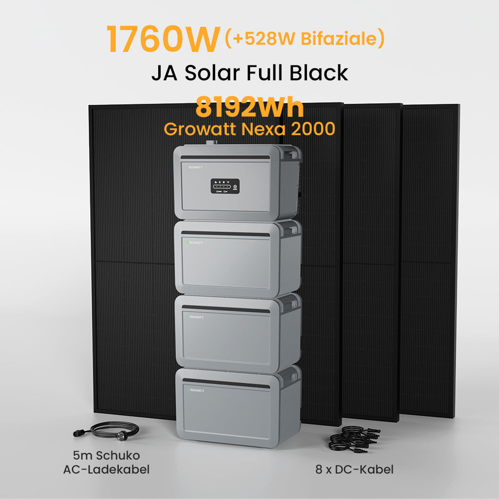 Growatt NEXA 2000 All-in-One Speicher für Balkonkraftwerke
