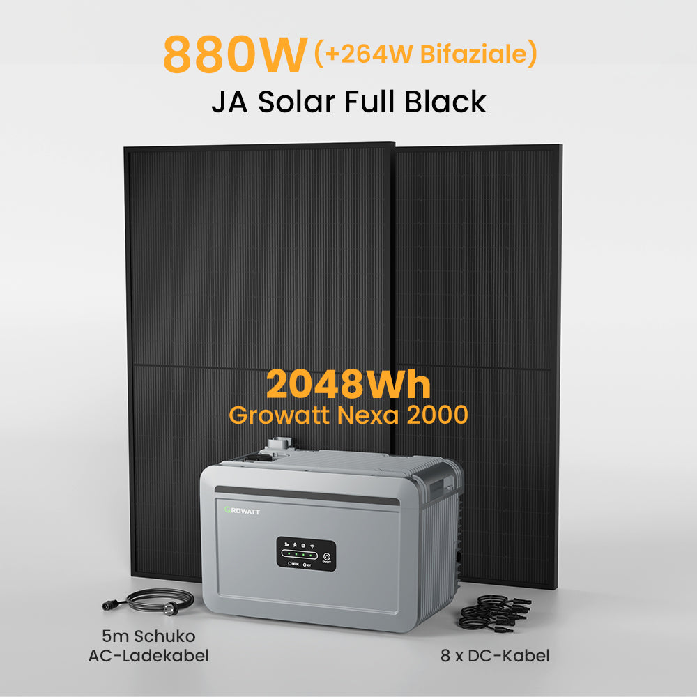 Growatt NEXA 2000 All-in-One Speicher für Balkonkraftwerke