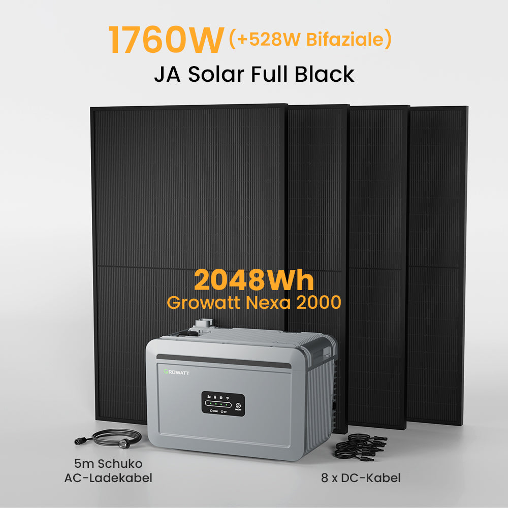 Growatt NEXA 2000 All-in-One Speicher für Balkonkraftwerke