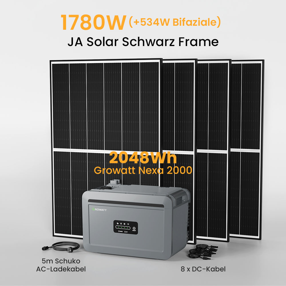 Growatt NEXA 2000 All-in-One Speicher für Balkonkraftwerke