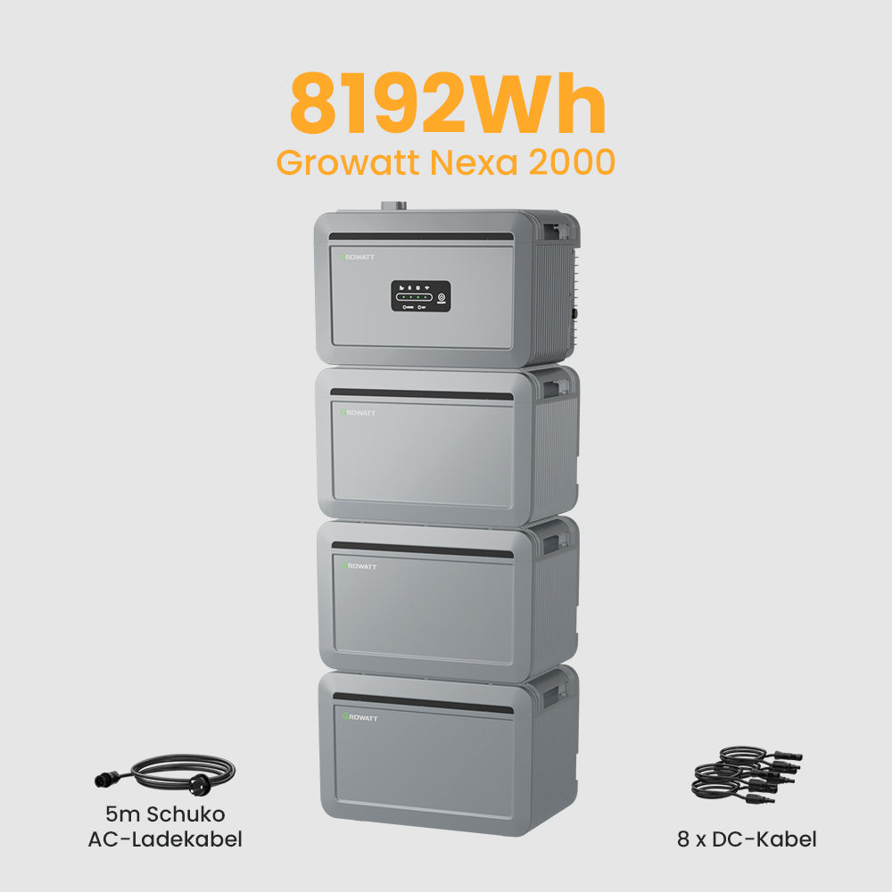 Growatt NEXA 2000 All-in-One Speicher für Balkonkraftwerke
