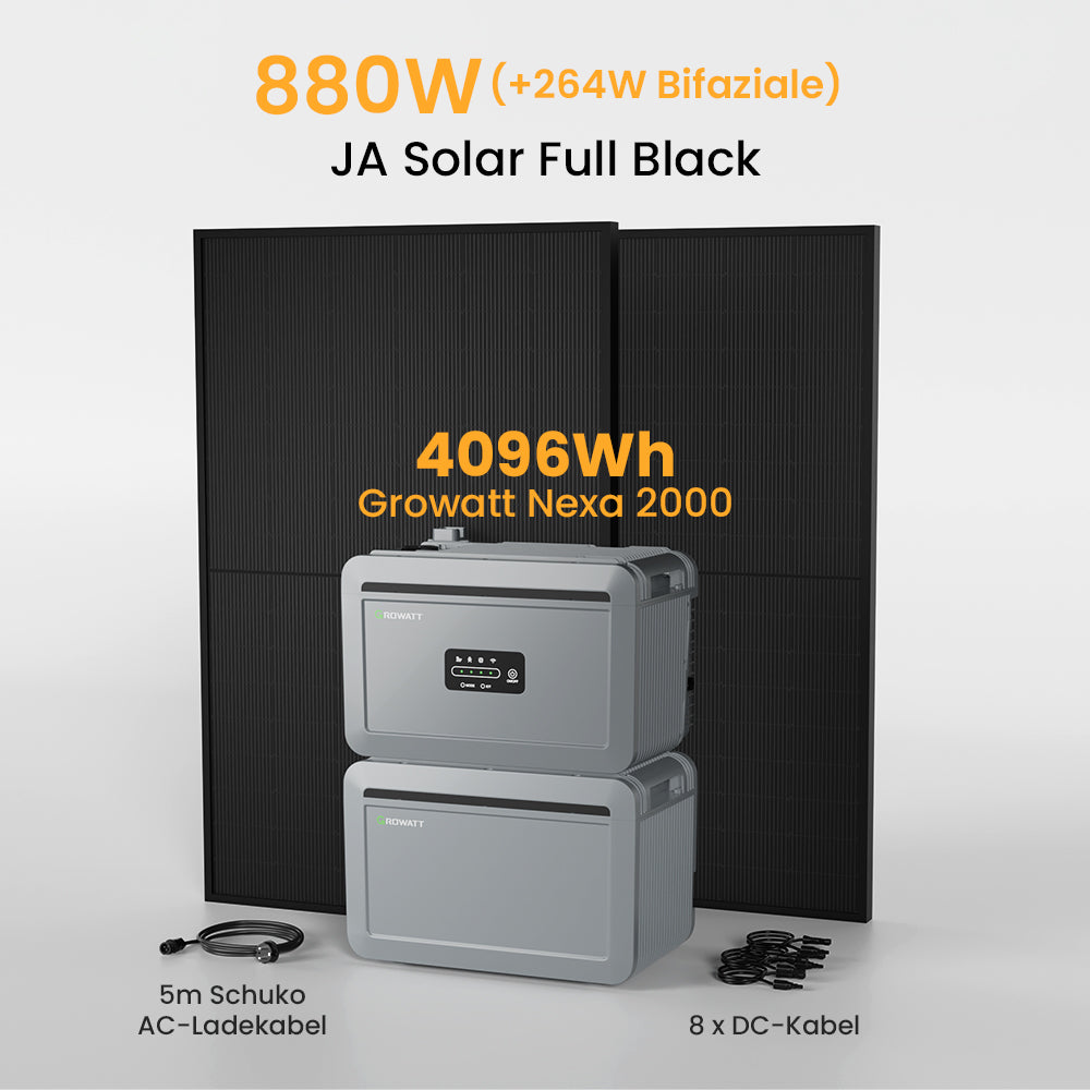 Growatt NEXA 2000 All-in-One Speicher für Balkonkraftwerke