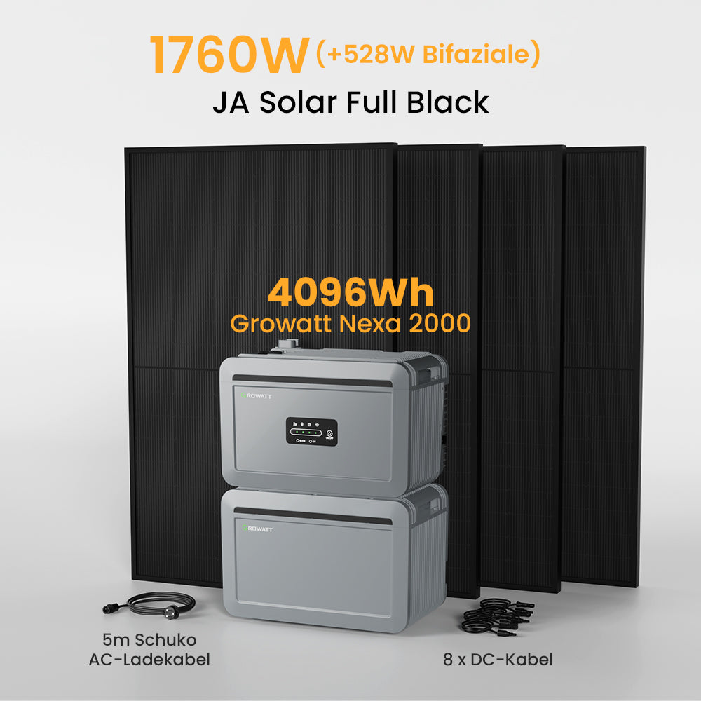 Growatt NEXA 2000 All-in-One Speicher für Balkonkraftwerke